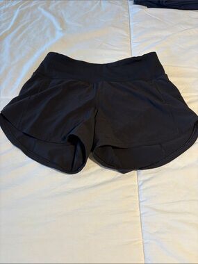lululemon athletica Black Athletic Running Shorts